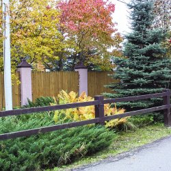 Дизайн дачи у въезда фото